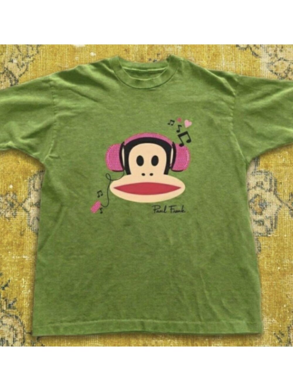 Kiwi Green Paul Frank graphic t-shirt True fit unisex